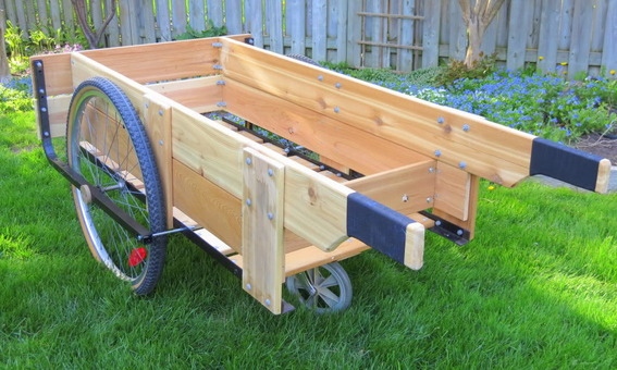 fabrication chariot de jardin
